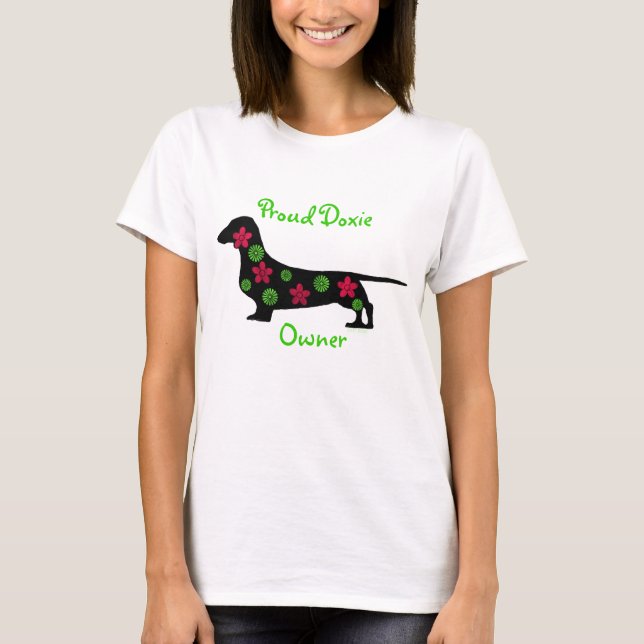 Doxie T-tröja Tee Shirt (Framsida)