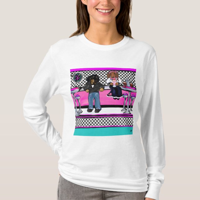 Doxies Rock and roll T Shirt (Framsida)