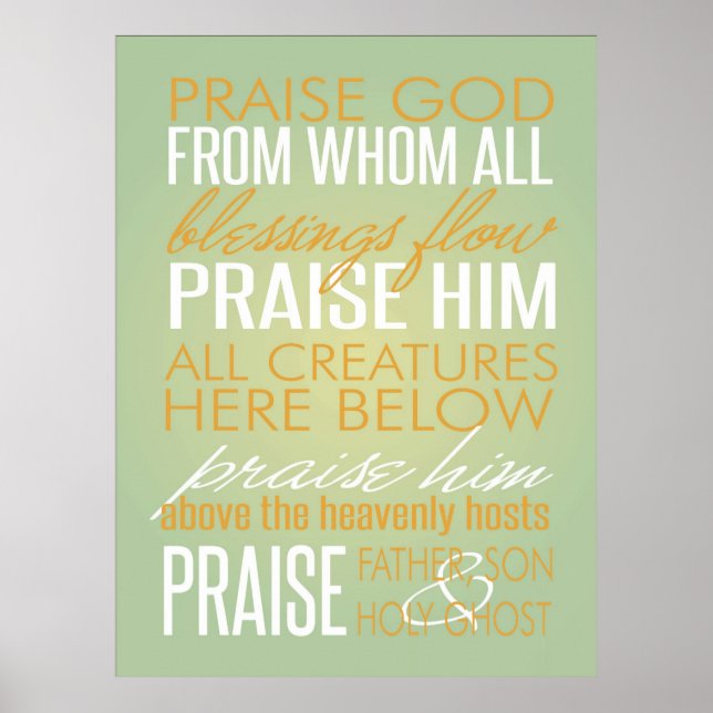 Doxologi Poster (Framsidan)