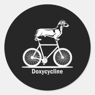 Doxycycliine Pharmacy Pun Funny Veterinary Pharmac Runt Klistermärke