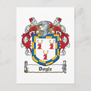 Doyle Family Crest Vykort