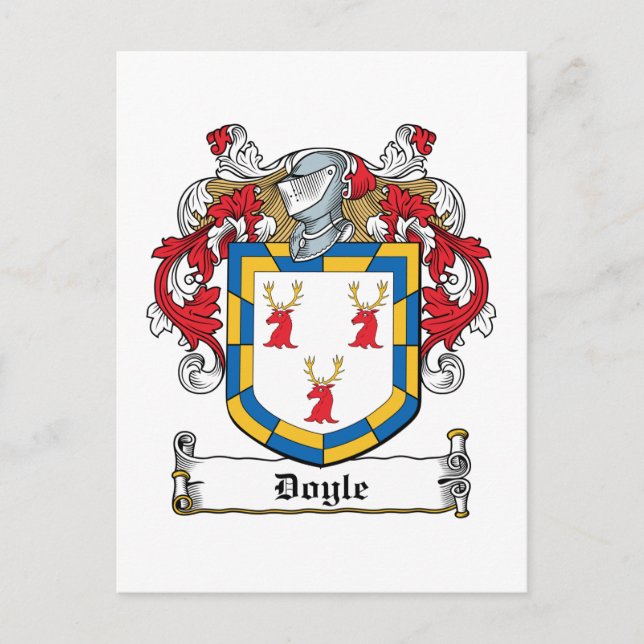 Doyle Family Crest Vykort (Framsida)