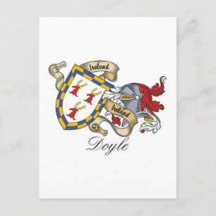 Doyle Family Crest Vykort