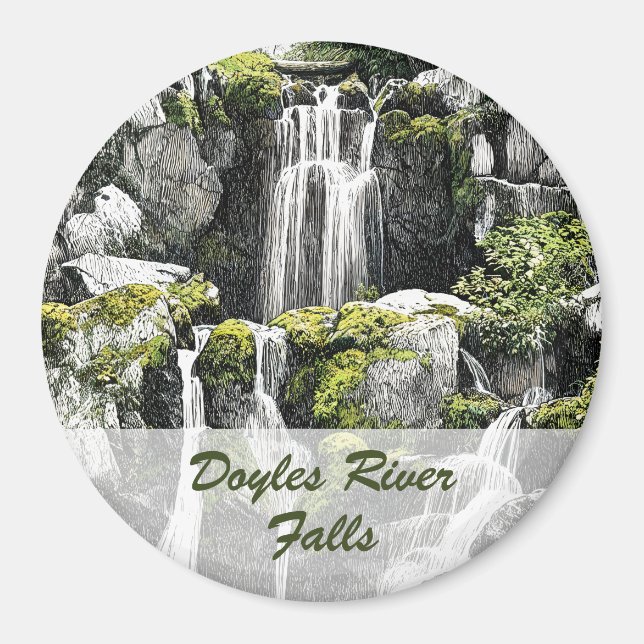 Doyles River Falls Magnet (Framsidan)