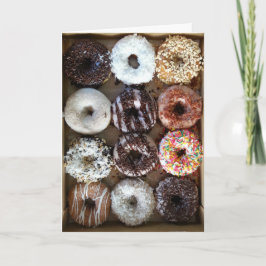 Dozen Donuts Birthday Kort