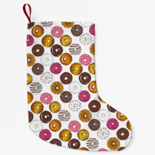 Dozen Donuts Doughnut Breakfast Junk Food Foodie Liten Julstrumpa