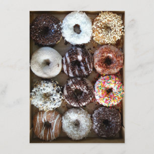 Dozen Doughnut Donuts Party Inbjudningar