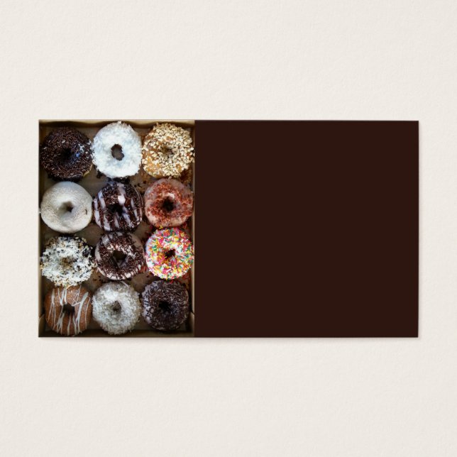 Dozen Doughnut Donuts Visitkort (Framsidan)