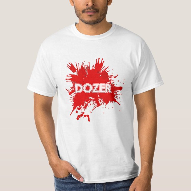 Dozer™ blodfläckad T-tröja T-shirt (Framsida)