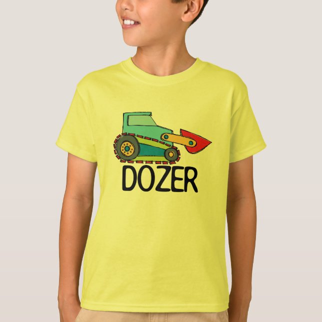 Dozer Bulldozer T-shirt (Framsida)