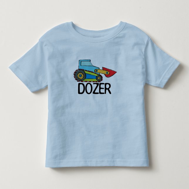 Dozer Bulldozer Transport T-shirt (Framsida)