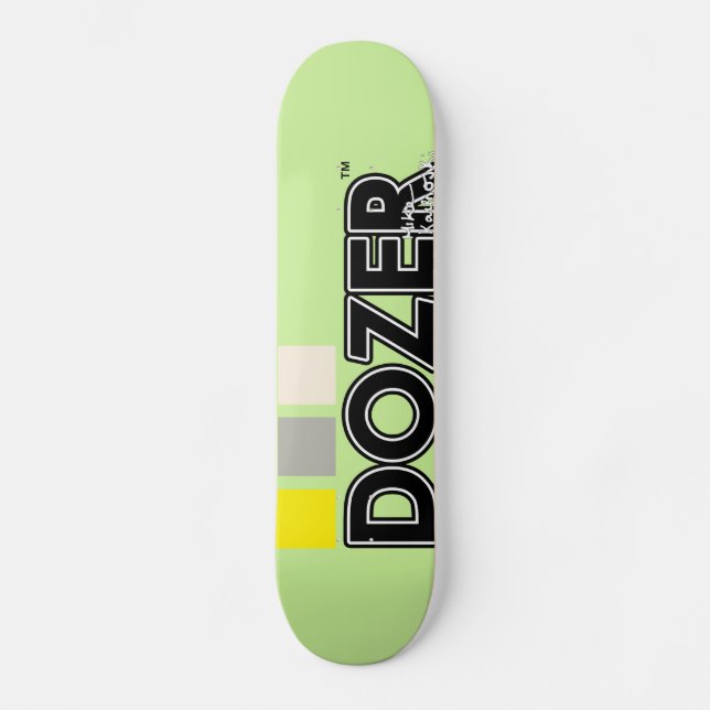 Dozer™ Karlnoski kvadrerar Skateboard Bräda 19,5 Cm (Framsida)