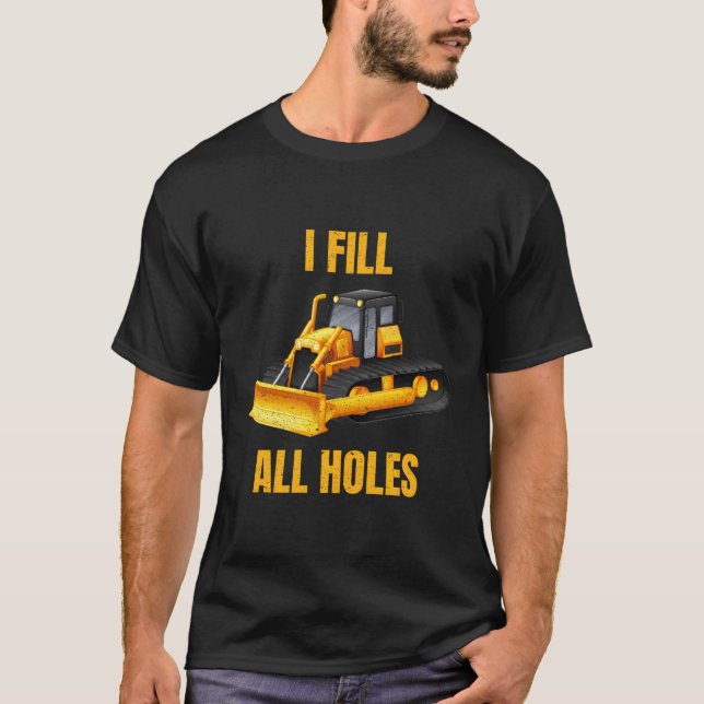 Dozer Operator Excavator Operator Gift T Shirt (Framsida)