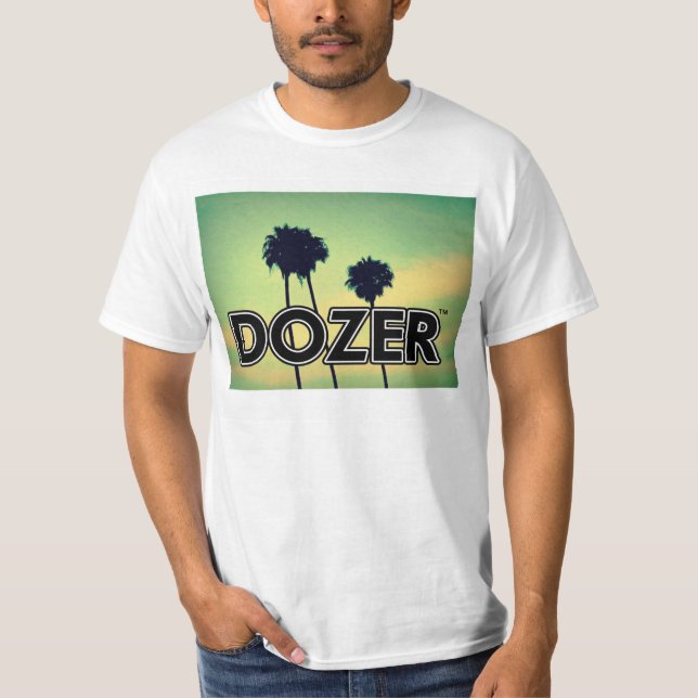 Dozer™ palmträdT-tröja T Shirt (Framsida)