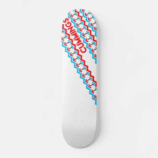 Dozer™ SpencerCummings reds & blues däck Mini Skateboard Bräda 18,5 Cm (Framsida)