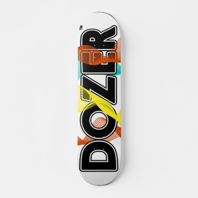 Dozer™ våglängddäck skateboard bräda 20 cm (Framsida)