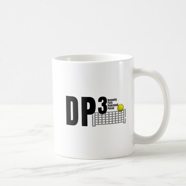 DP3-pickleball kaffe mugg (Höger)