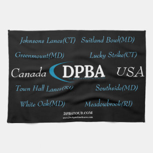 DPBA 2020 Tour Stops Towel Kökshandduk