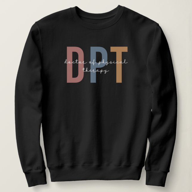 DPT Doktor i fysioterapi Fysioterapeut T Shirt (Design framsida)