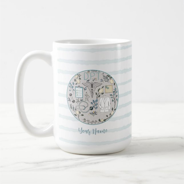 DPT Doktor i fysioterapi kaffemugg (Vänster)