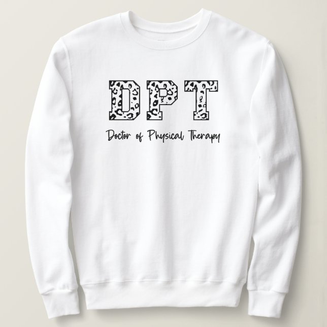 DPT Doktor vid fysisk behandling T Shirt (Design framsida)