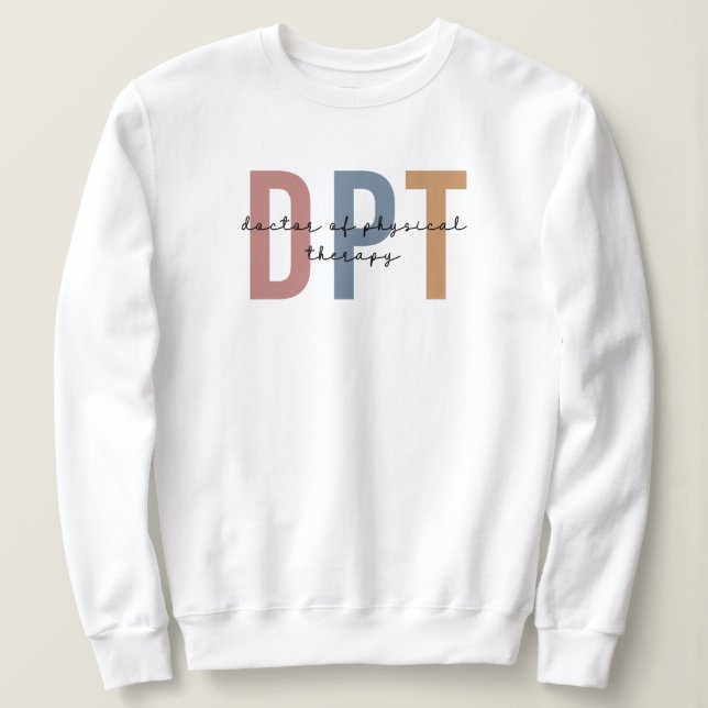 DPT Doktor vid fysisk terapi, fysisk terapi T Shirt (Design framsida)