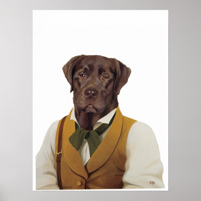 DR149 Labrador Retriever poster (Framsidan)