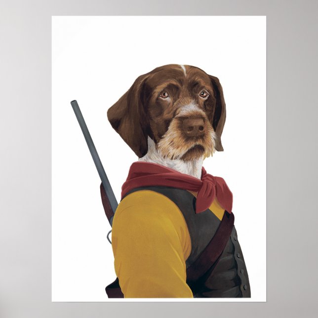 DR152 Tyska Gun Drahtaar poster (Framsidan)