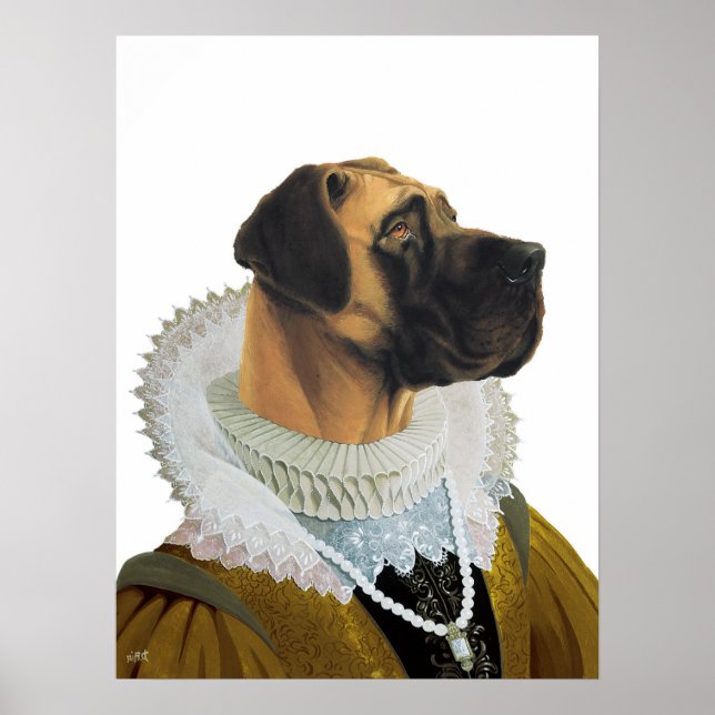 DR184 Great dane poster (Framsidan)