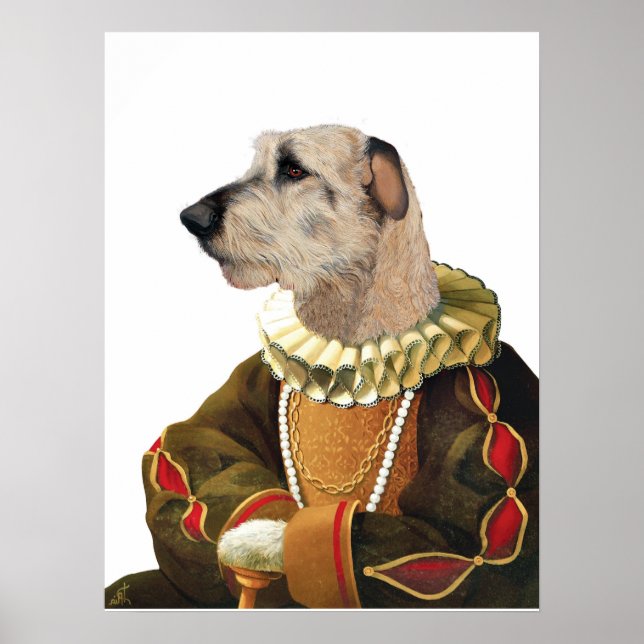 DR217 Irish Wolfhound poster (Framsidan)