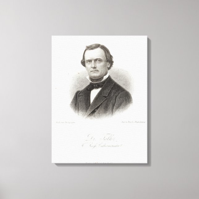 Dr Adalbert Falk Canvastryck (Framsida)