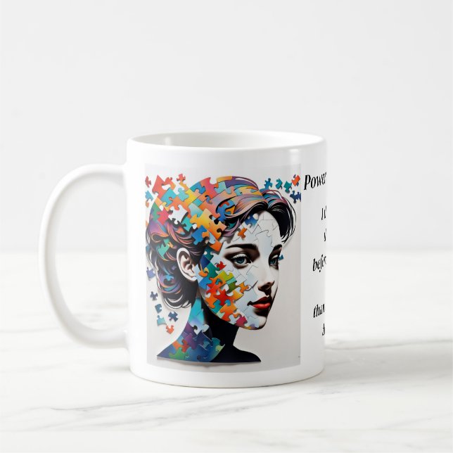Dr.Anders Osborne Ph.D.- Positive Quote ADHD W Mug Kaffemugg (Vänster)