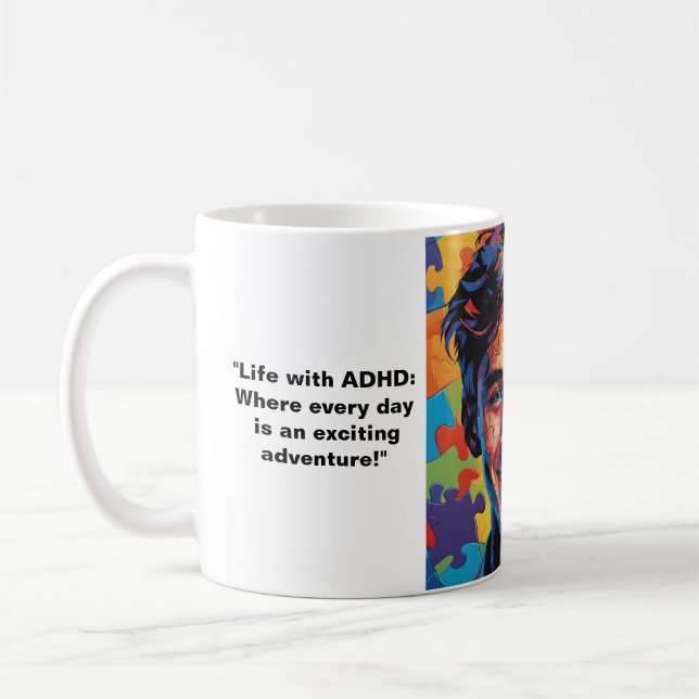 Dr,Anders OsbornePh.D., Brilliance of ADHD Kaffemugg (Vänster)