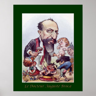 Dr Augustus Broca ~ Pediatrics/Surgery ~ Moloch Poster