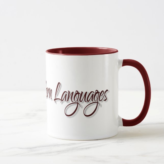 DR av moderna språk Mugg (Höger)