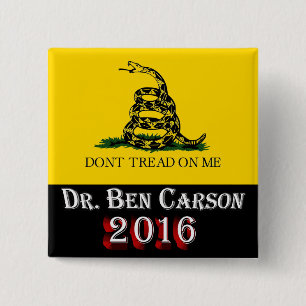 Dr. Ben Carson 2016 - gå inte på mig Knapp