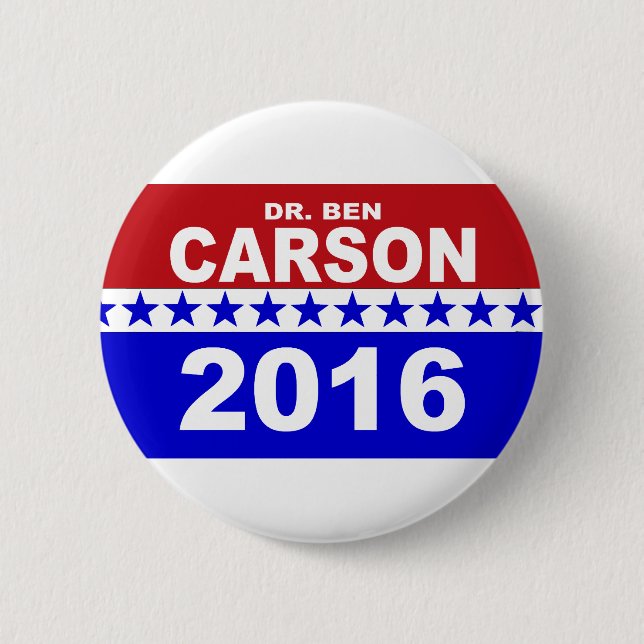 Dr. Ben Carson 2016 Knapp (Framsida)