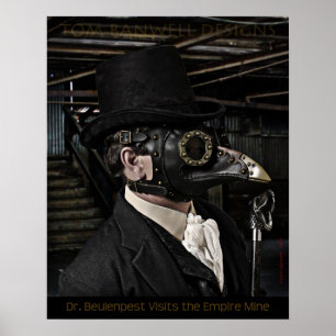 Dr. Beulenpest Besöka som väldet bryter Poster