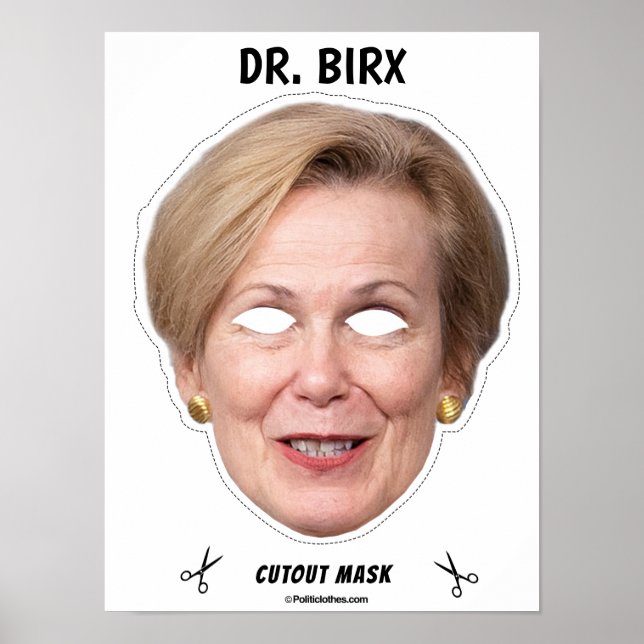 DR BIRX Halloween-mask Poster (Framsidan)