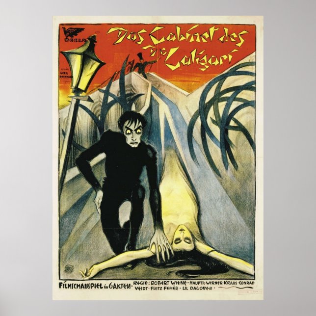 Dr Caligaris filmkansli Poster (Framsidan)