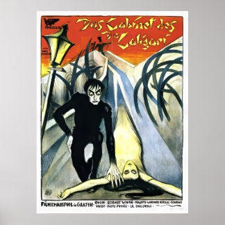 Dr. Caligaris kabinett 1920 Restaurering Poster