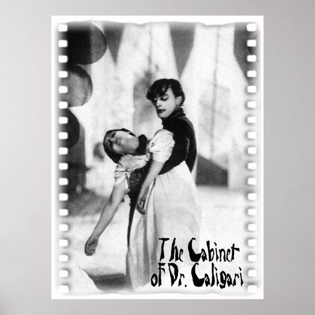 Dr Caligaris kabinett Poster (Framsidan)