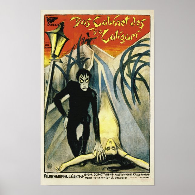 Dr Caligaris kabinett Poster (Framsidan)