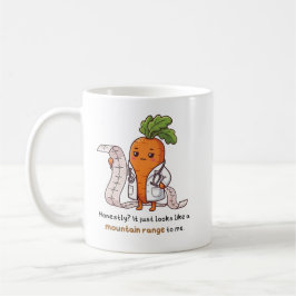 Dr. Carrot ECG Funny Medical Mug - Future Doctor G Kaffemugg