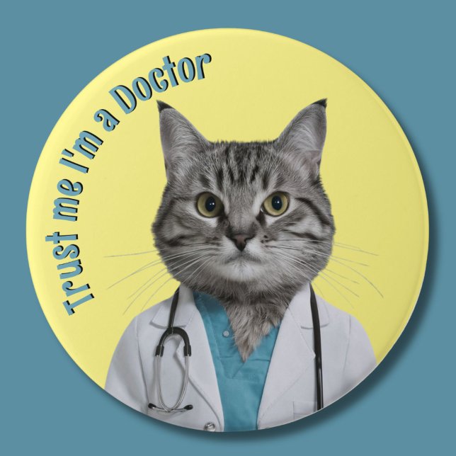 Dr Cat, lita på att jag är doktor, Vet Knapp (Skapare uppladdad)
