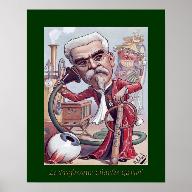 Dr Charles Gariel ~ Ophthalmolog/Audiologists~ Poster (Framsidan)