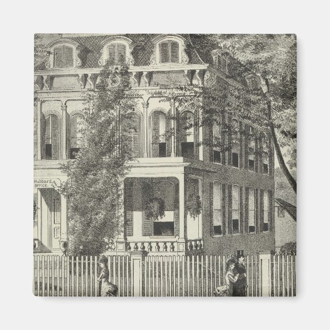 Dr Charles Hubbards hemvist Magnet (Framsidan)