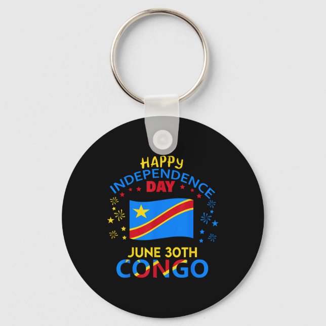 Dr Congo 65e Independence day Congolese Pride Dr. Nyckelring (Framsida)