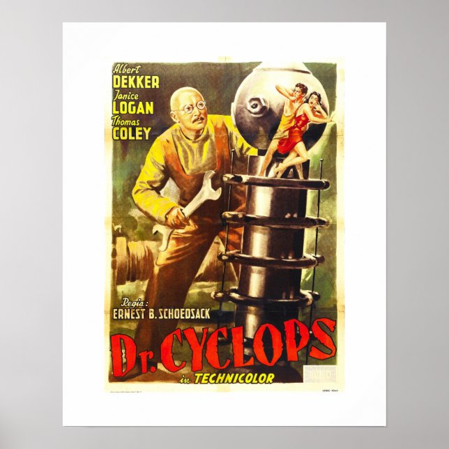 Dr Cyclops Poster (Framsidan)