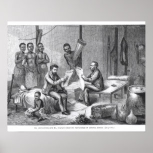 Dr. David Livingstone (1813-73) och Herr Henry Poster